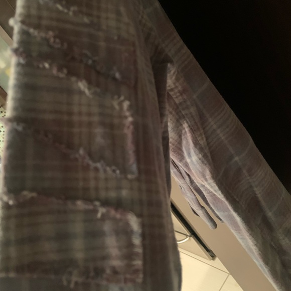 Men’s Zadig & Voltaire  Flannel shirt with embroidered arm - Picture 2 of 5